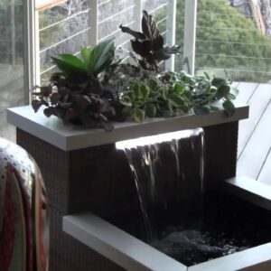 AquaDesigner Ambiance Living Fountain - Aquaponics System