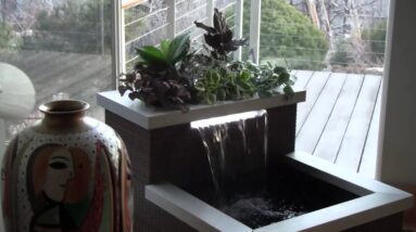 AquaDesigner Ambiance Living Fountain - Aquaponics System