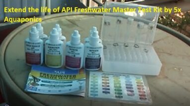 Extend your API Freshwater Master Test Kit from 800 test to 4,000 tests for Aquaponics