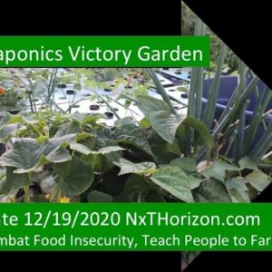 12:19:2020 AQUAPONICS VICTORY GARDEN UPDATE   COMBATING FOOD INSECURITY