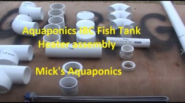 Aquaponic DIY IBC Fish Tank Heater