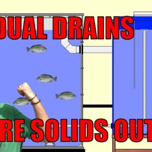 Aquaponics Design - Centre Solids Outlet, Dual Drains & pH