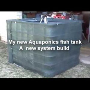 Aquaponics System Design - IBC Fish Tanks build