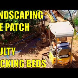 Backyard Farm Design | Faulty Wicking Wicking Beds & Landscaping the Patch