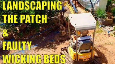 Backyard Farm Design | Faulty Wicking Wicking Beds & Landscaping the Patch