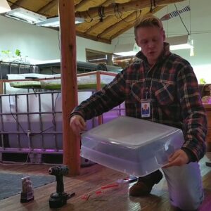 How to build a DIY aquaponics kit (everything from Walmart kit)