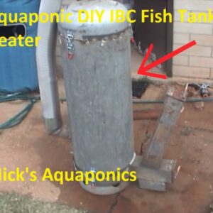 Rocket Stove Aquaponic Water Heater