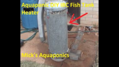 Rocket Stove Aquaponic Water Heater