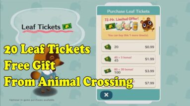 20 Leaf Ticket Free Gift From Animal Crossing Pocket Camp | Techno Update