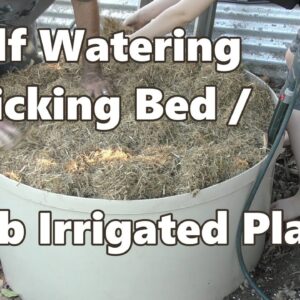 How to Make a Self Watering Wicking Bed / Sub Irrigated Planter - Stock Tank Build