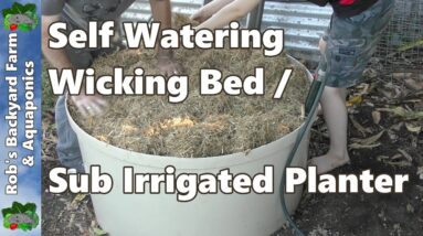 How to Make a Self Watering Wicking Bed / Sub Irrigated Planter - Stock Tank Build