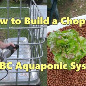 How to Build an Aquaponic System - Chop & Flip IBC Build