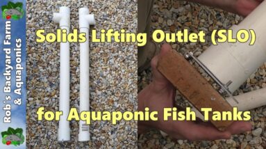 Solids Lifting Outlet (SLO) for Aquaponic / Aquaculture Fish Tanks Explained