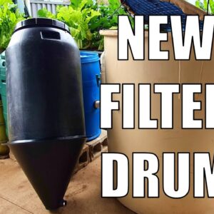 New Aquaponics System Filter Drum & System Nutrient Update