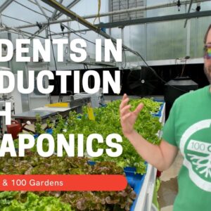 Facing the World's Problems with Aquaponics with Sam Fleming at 100 Gardens