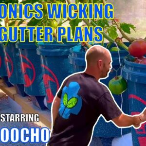 Aquaponics Wicking Rain Gutter Plans with @Hoocho  🐟🌱🍓